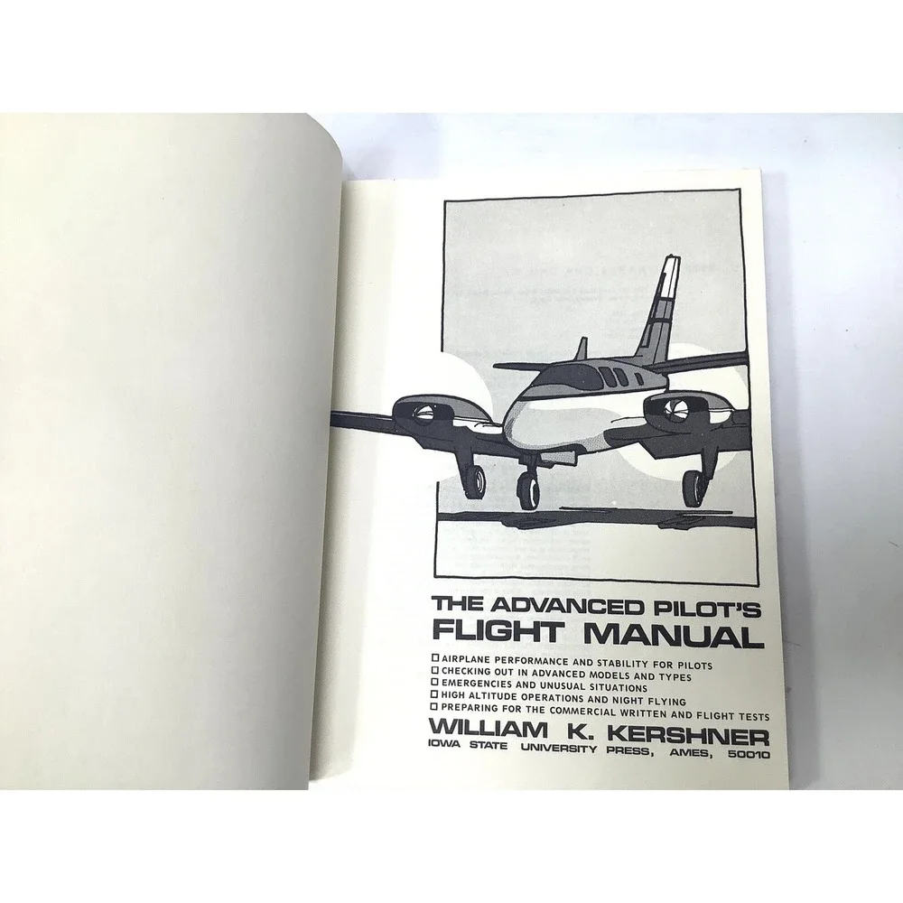 3 Books The Student & Advanced Pilot's Flight Manual  Kershner 69 Private‎ Study